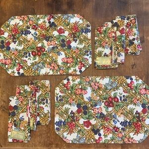 W. C. Designs Placemats and Napkins